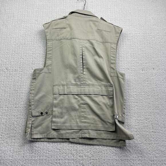 VTG 90s Tilley Safari Hunting Excursion Utility Vest Mens L Photography Canada - Picture 12 of 14